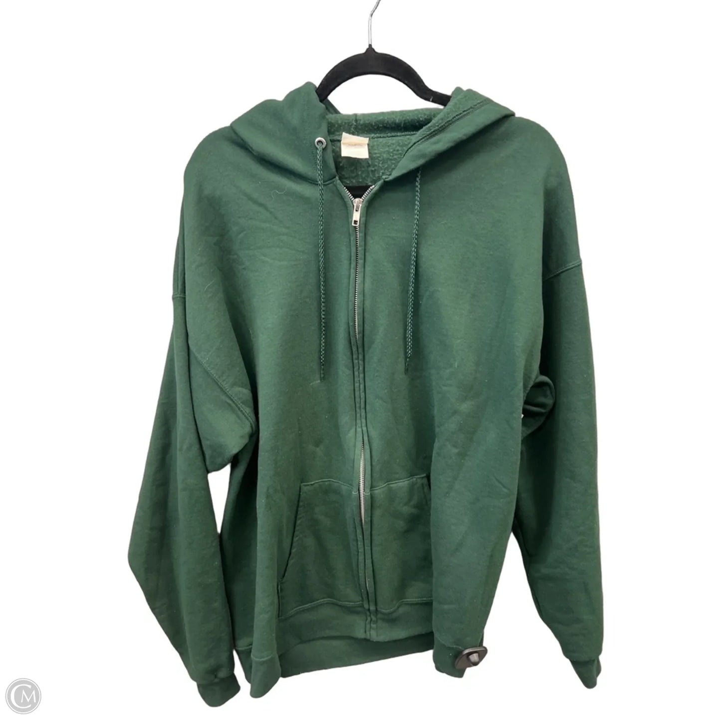 Sweatshirt Hoodie By Hanes In Green, Size: Xl