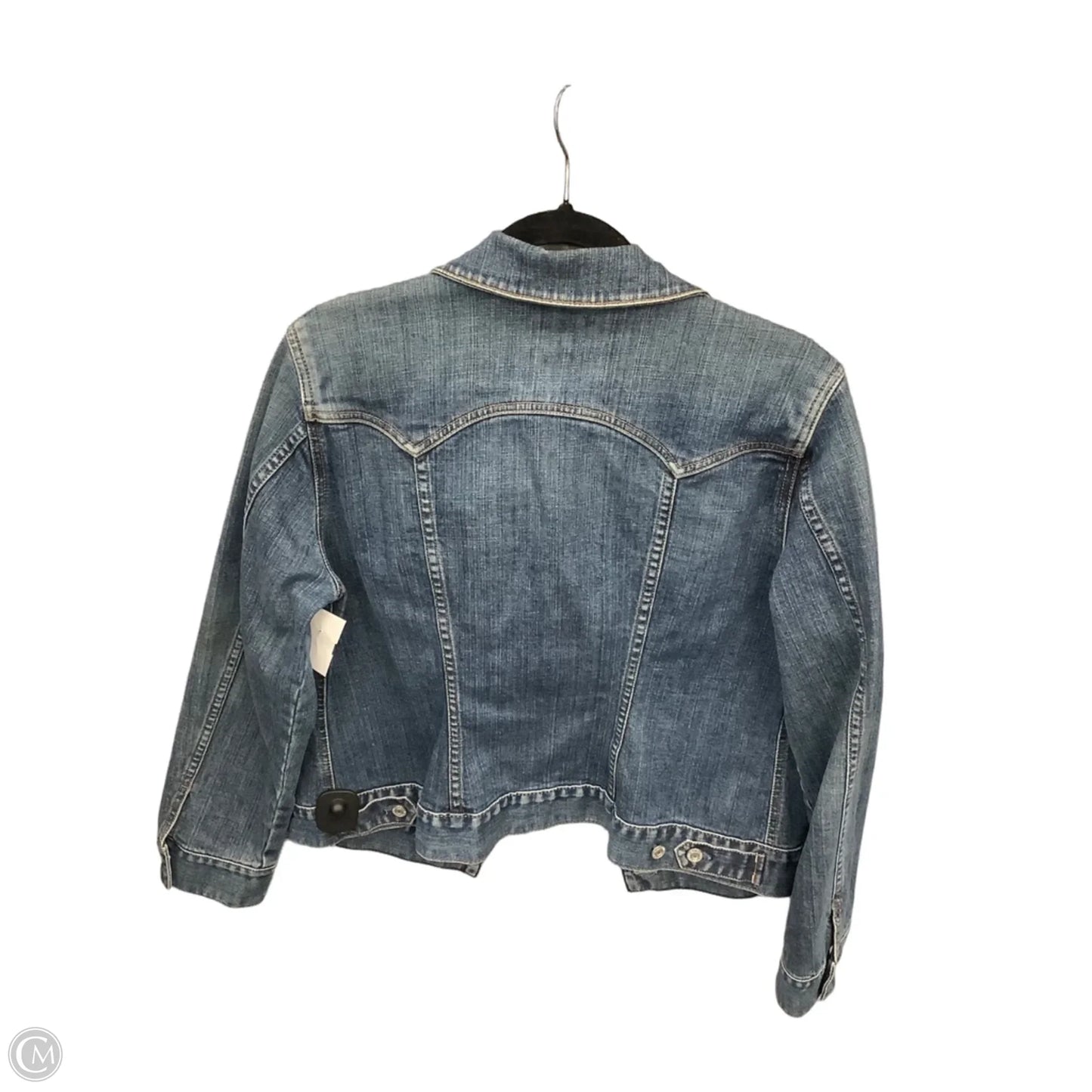 Jacket Denim By Gap In Blue Denim, Size: L