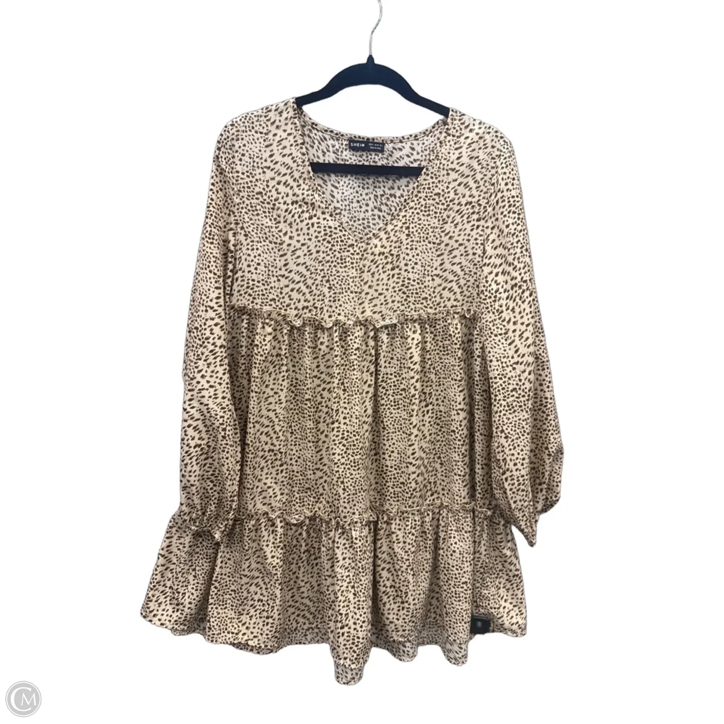 Dress Casual Midi By Shein In Brown, Size: M