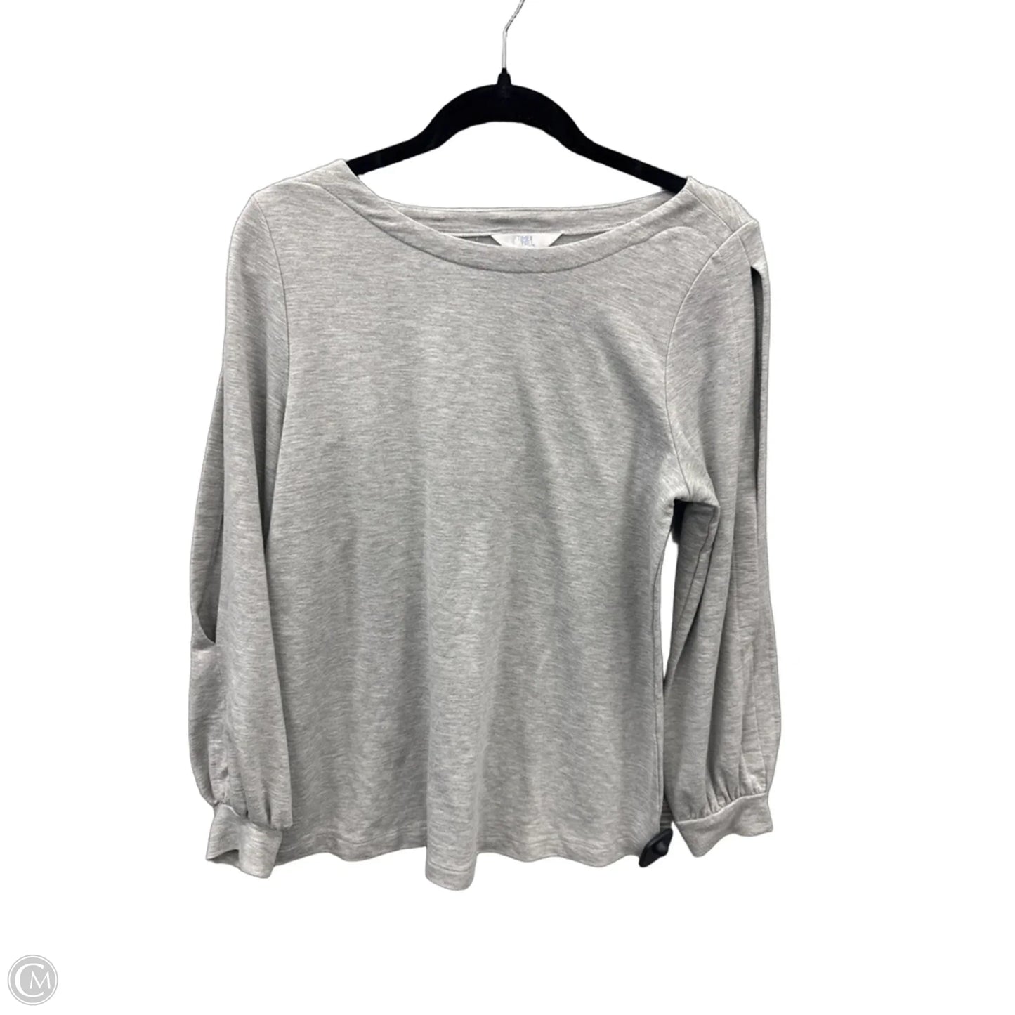 Top Long Sleeve By Time And Tru In Grey, Size: M