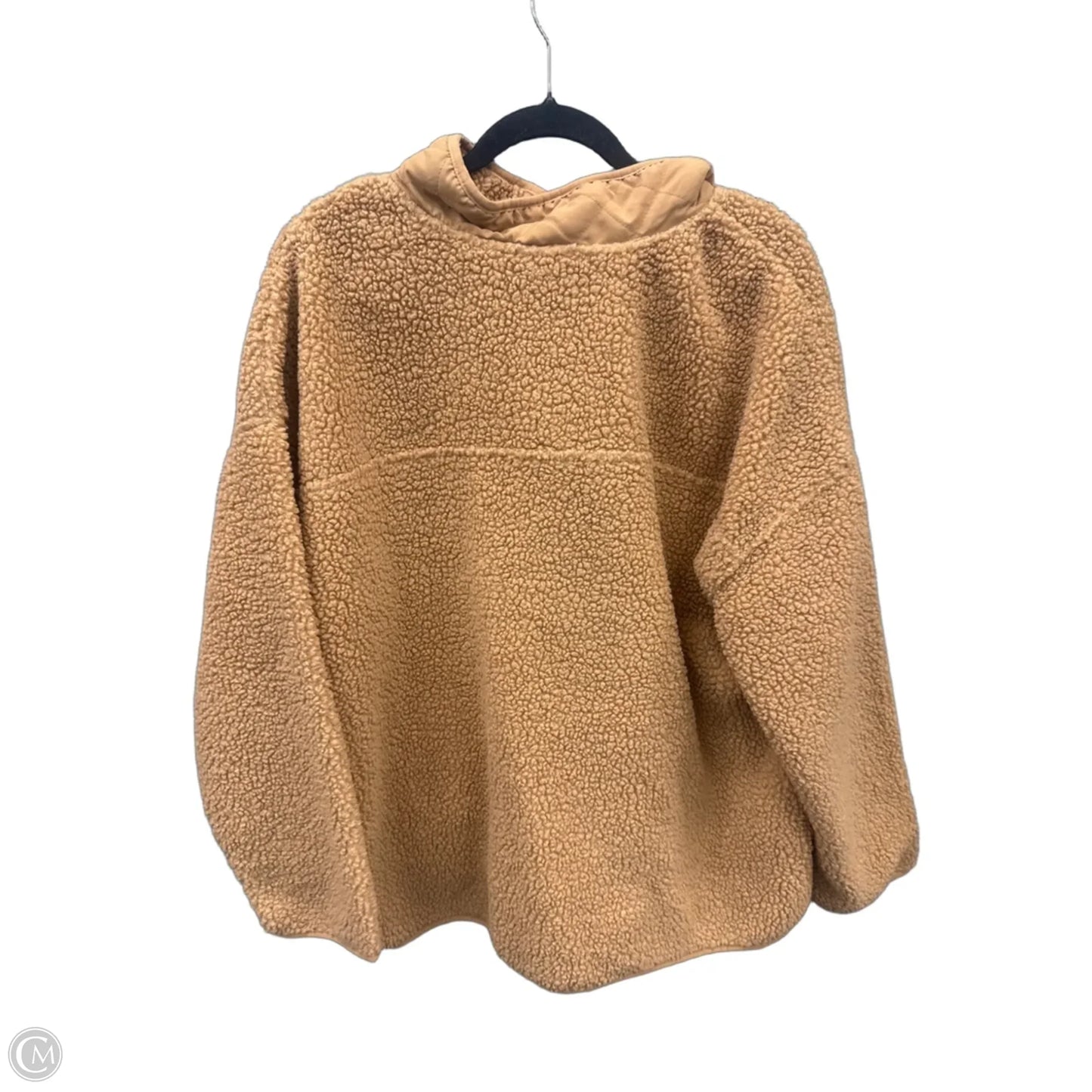 Sweatshirt Collar By Time And Tru In Brown, Size: Xl