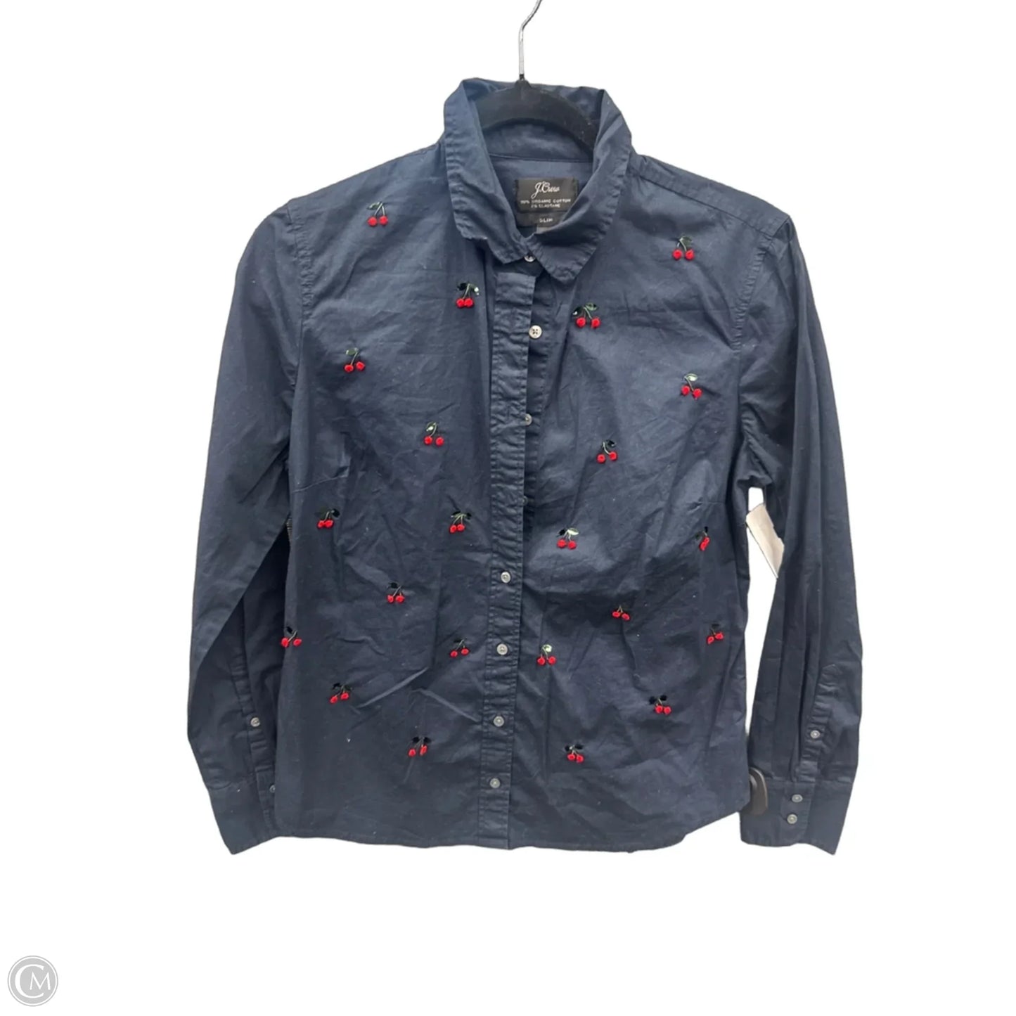 Top Long Sleeve By J. Crew In Blue, Size: M