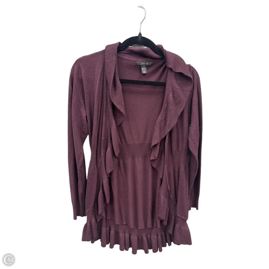 Cardigan By Style And Company In Purple, Size: S