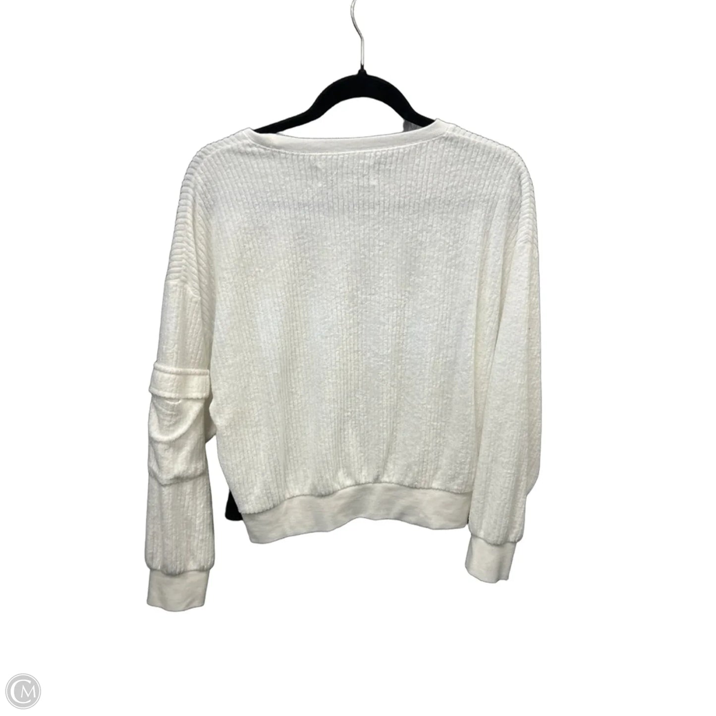Top Long Sleeve By Vintage Havana In White, Size: S