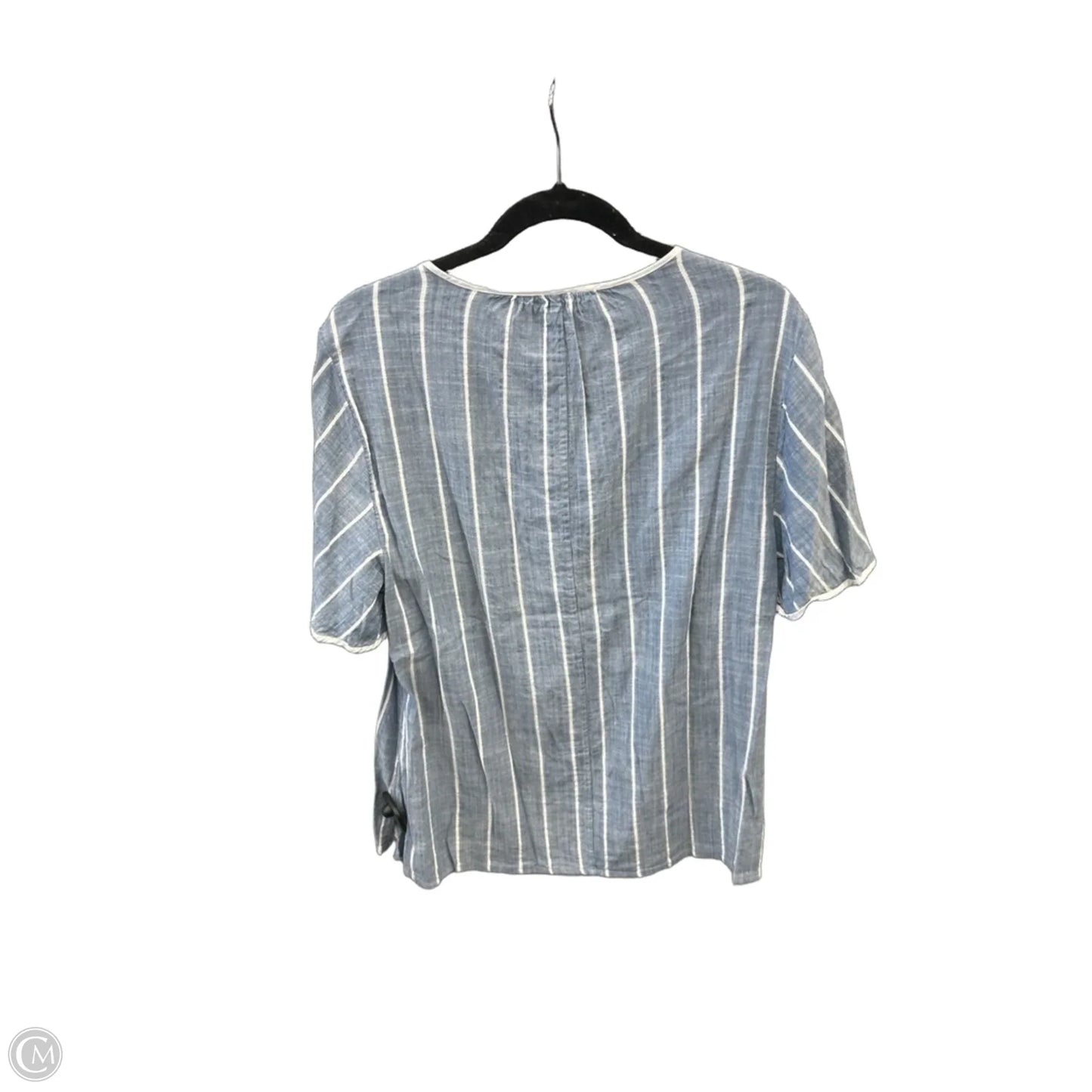 Top Short Sleeve By Lane Bryant In Blue, Size: Xl