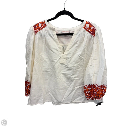 Top Long Sleeve By Knox Rose In Floral Print, Size: M