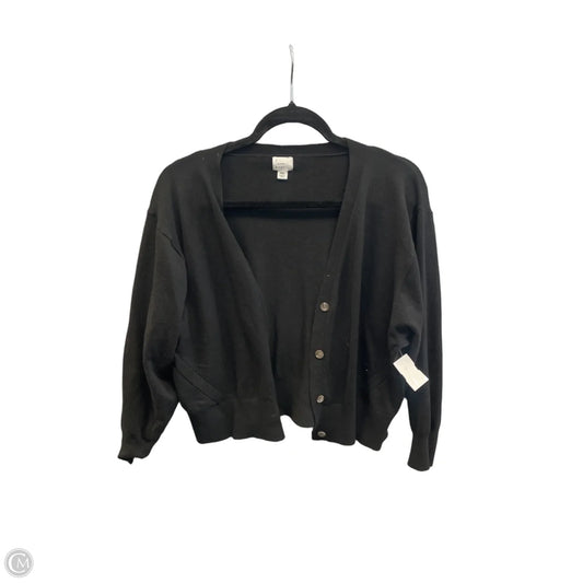 Cardigan By A New Day In Black, Size: Xxl