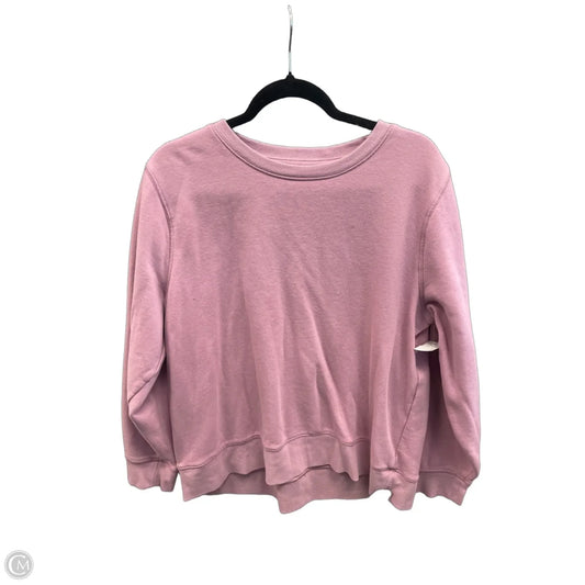 Athletic Sweatshirt Crewneck By Tek Gear In Purple, Size: Xl