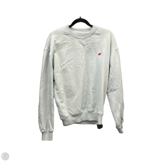 Athletic Sweatshirt Crewneck By New Balance In Blue, Size: S