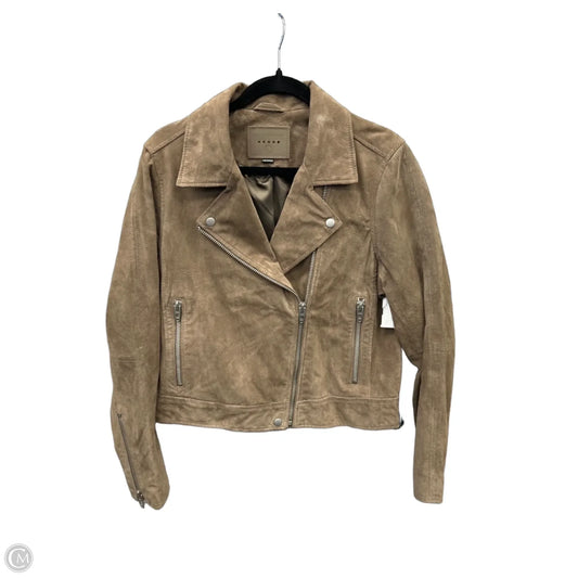 Jacket Moto By Blanknyc In Taupe, Size: L