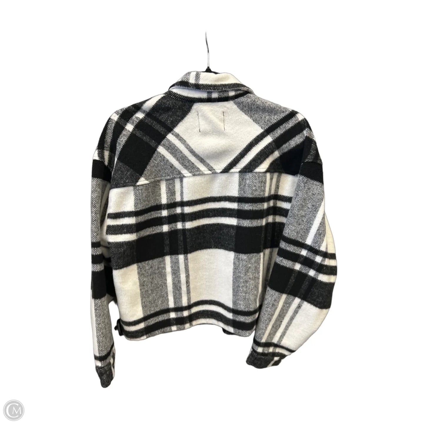 Jacket Shirt By Ashley In Plaid Pattern, Size: Xl