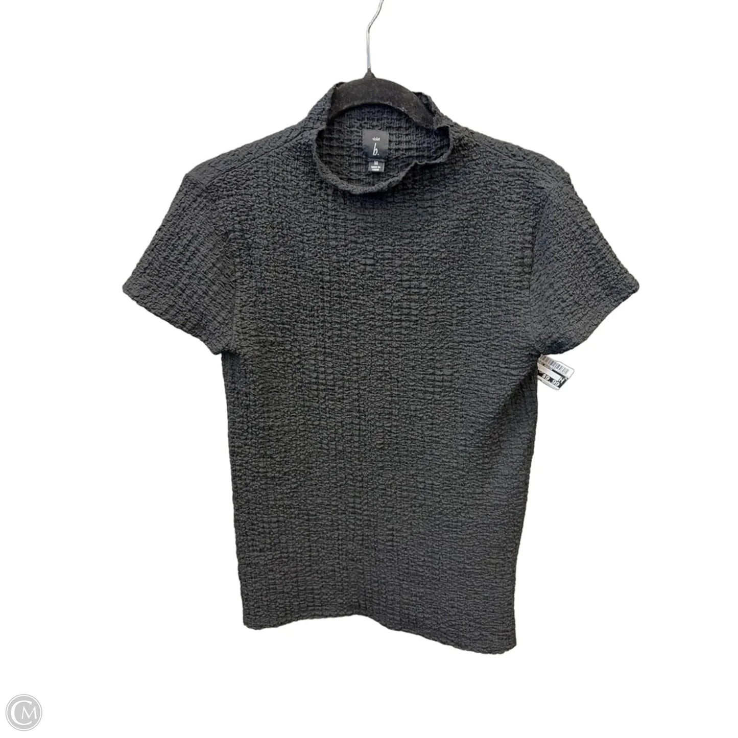 Top Short Sleeve By Clothes Mentor In Black, Size: M