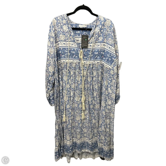 Dress Casual Maxi By Clothes Mentor In Blue, Size: 2x