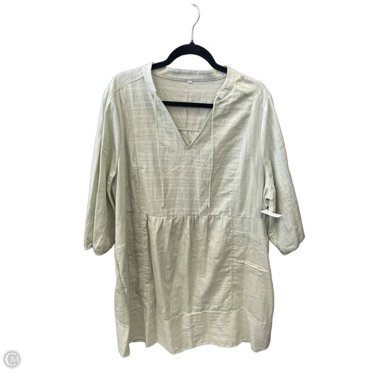 Dress Casual Midi By Clothes Mentor In Green, Size: Xxl