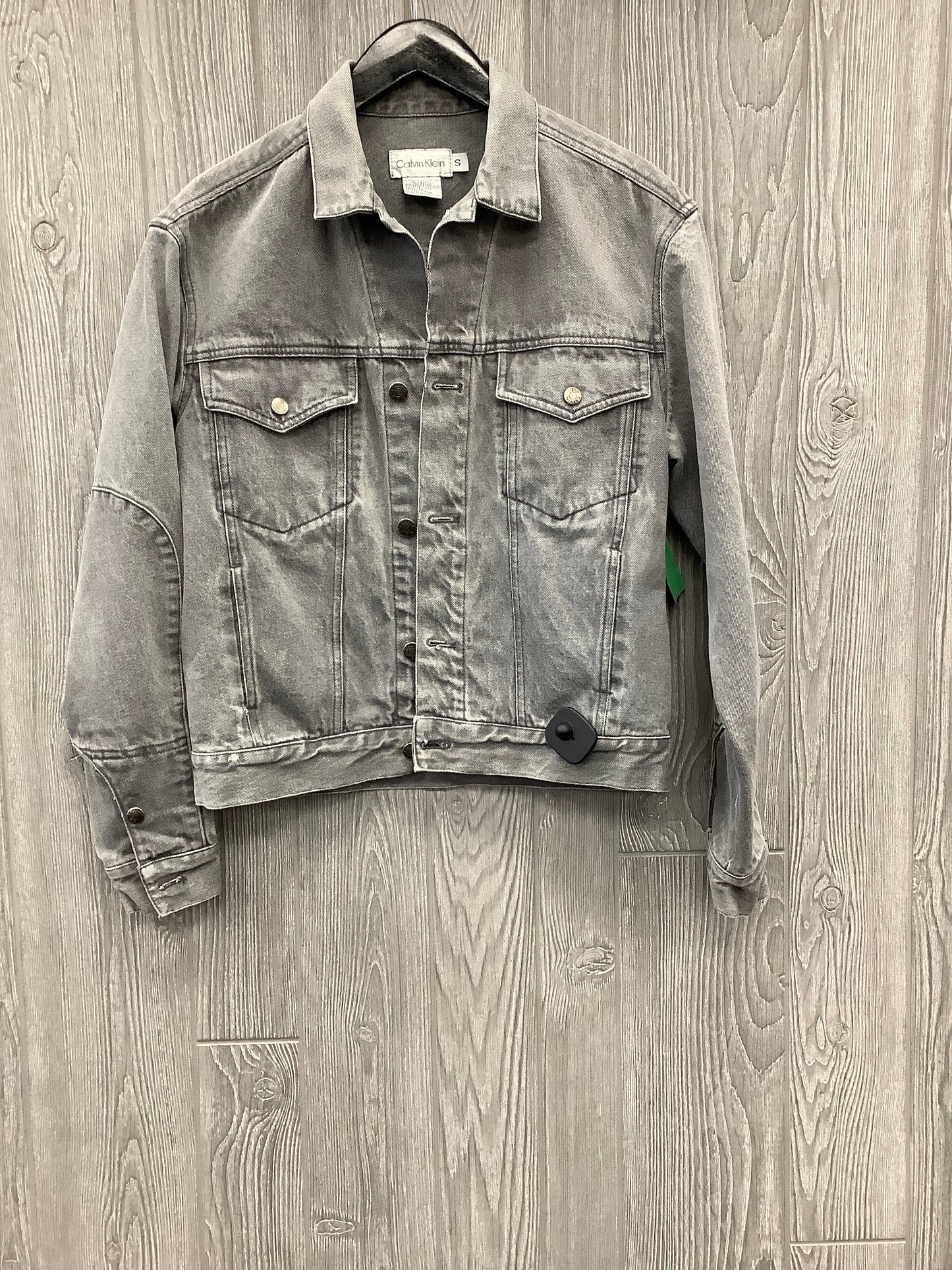 Grey Denim Jacket Denim Calvin Klein, Size S