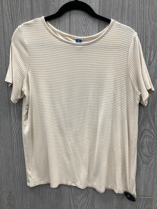 Top Short Sleeve By Old Navy In Striped Pattern, Size: M