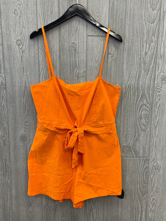Orange Romper Fashion Nova, Size 1x