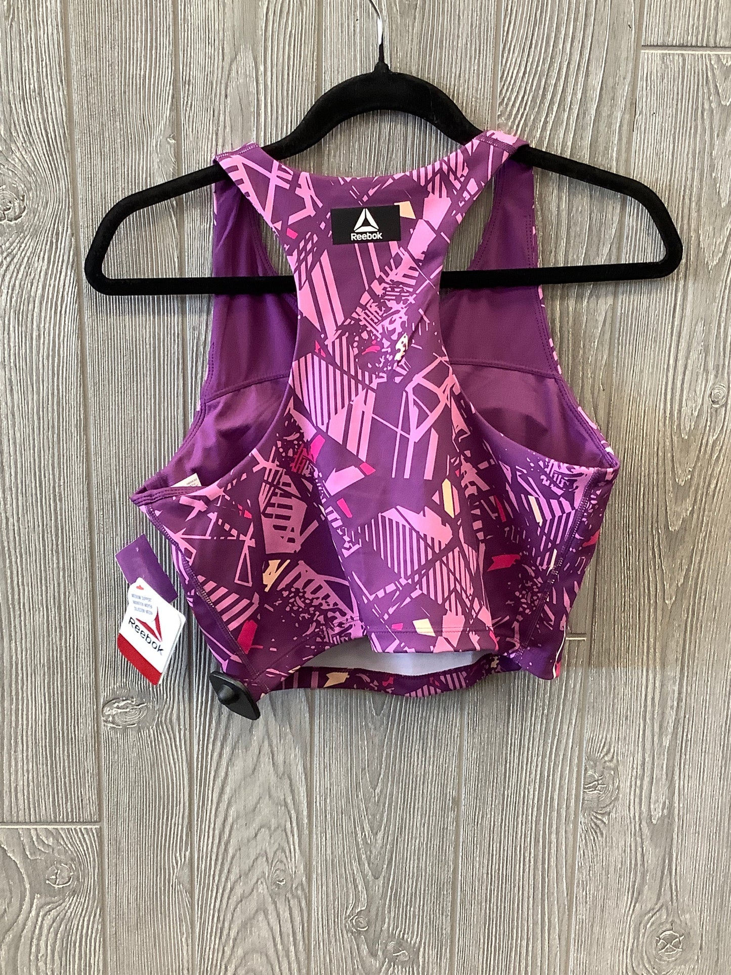 Purple Athletic Bra Reebok, Size L