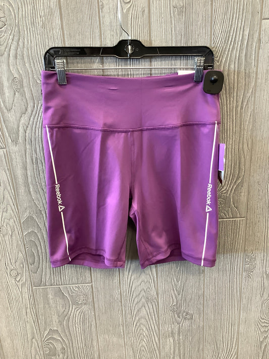 Purple Athletic Shorts Reebok, Size L