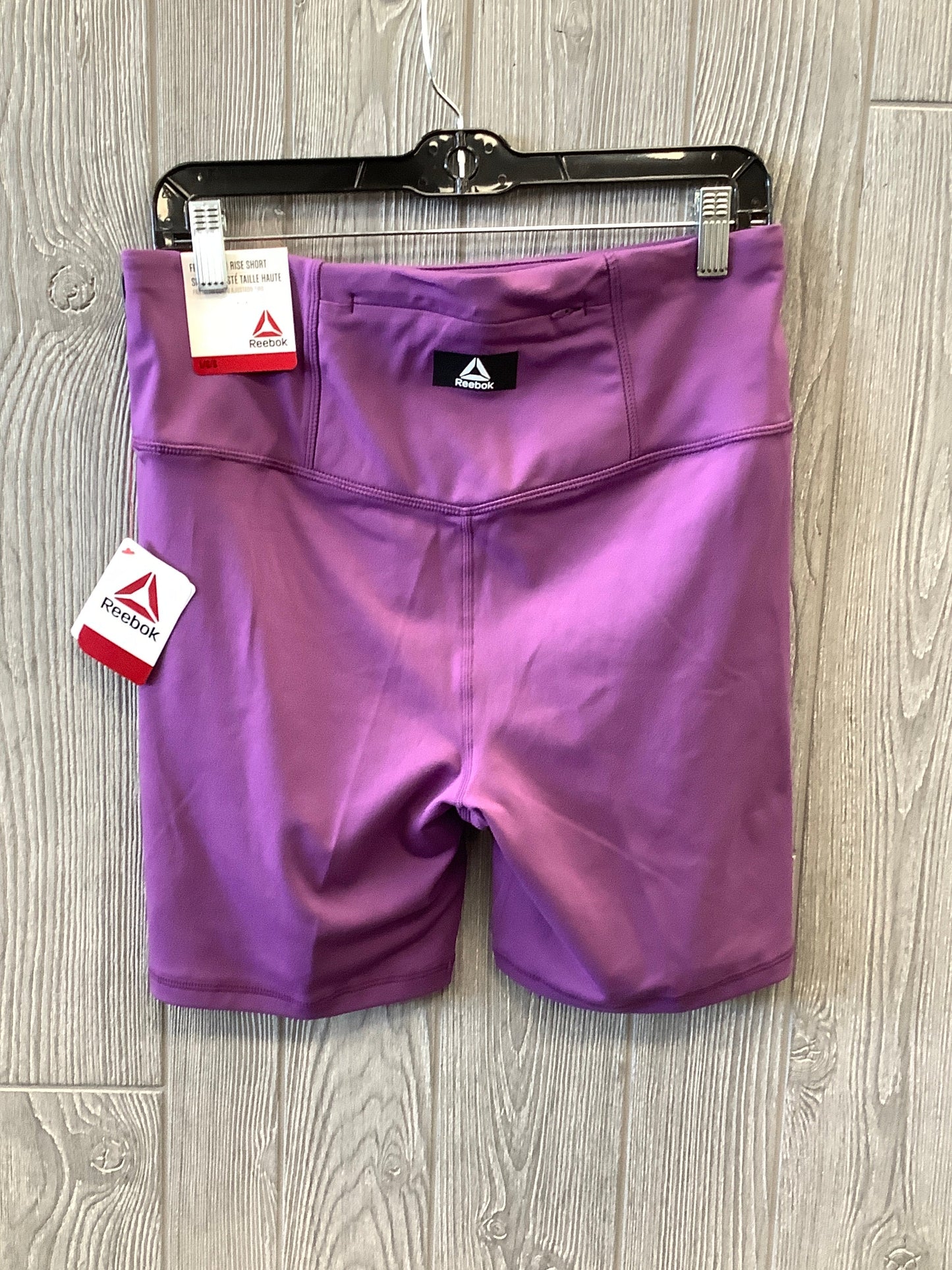 Purple Athletic Shorts Reebok, Size L