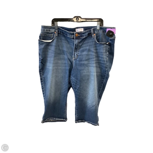 Capris By Lane Bryant In Blue Denim, Size: 22