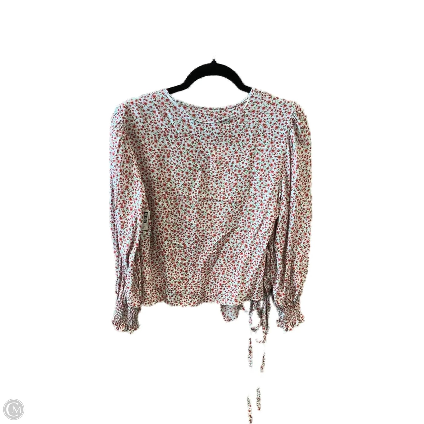 Top Long Sleeve By Zara In Floral Print, Size: Xs