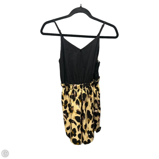 Romper By Clothes Mentor In Animal Print, Size: S