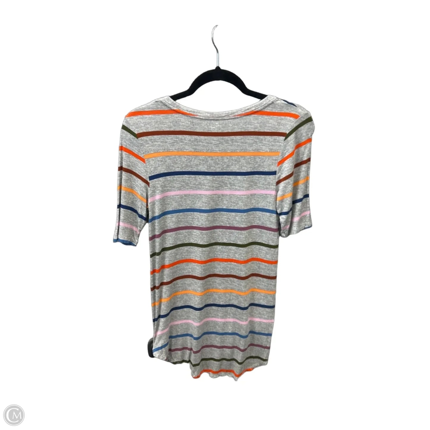 Top Short Sleeve By Maurices In Grey, Size: Xs