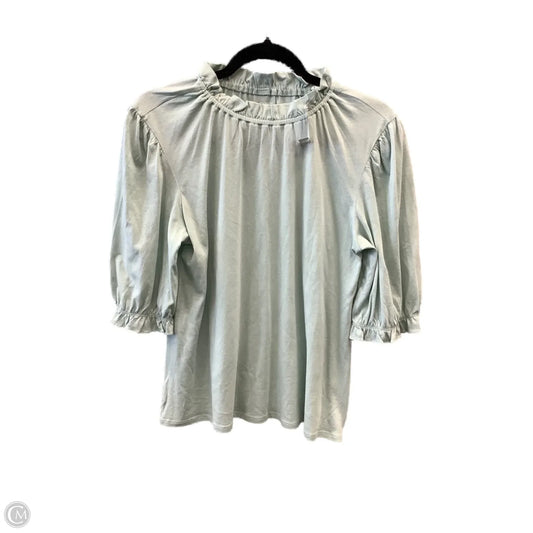 Top 3/4 Sleeve By Loft In Blue, Size: M