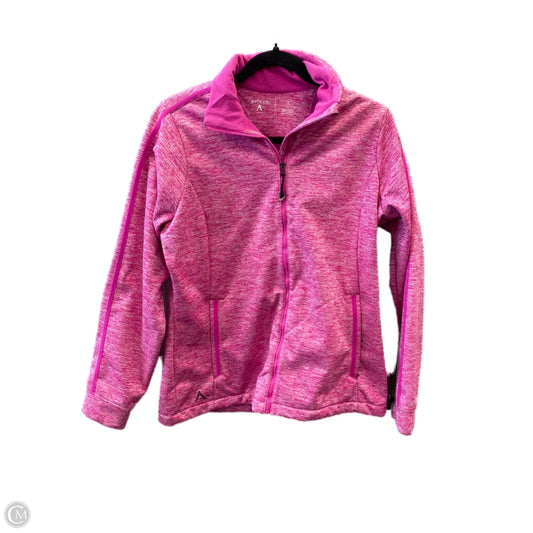 Athletic Jacket By Clothes Mentor In Pink, Size: L