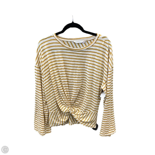Top Long Sleeve By Lush In Striped Pattern, Size: M