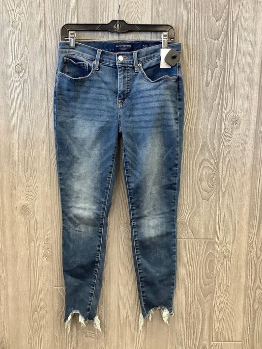 Jeans Straight By Lucky Brand In Blue Denim, Size: 6