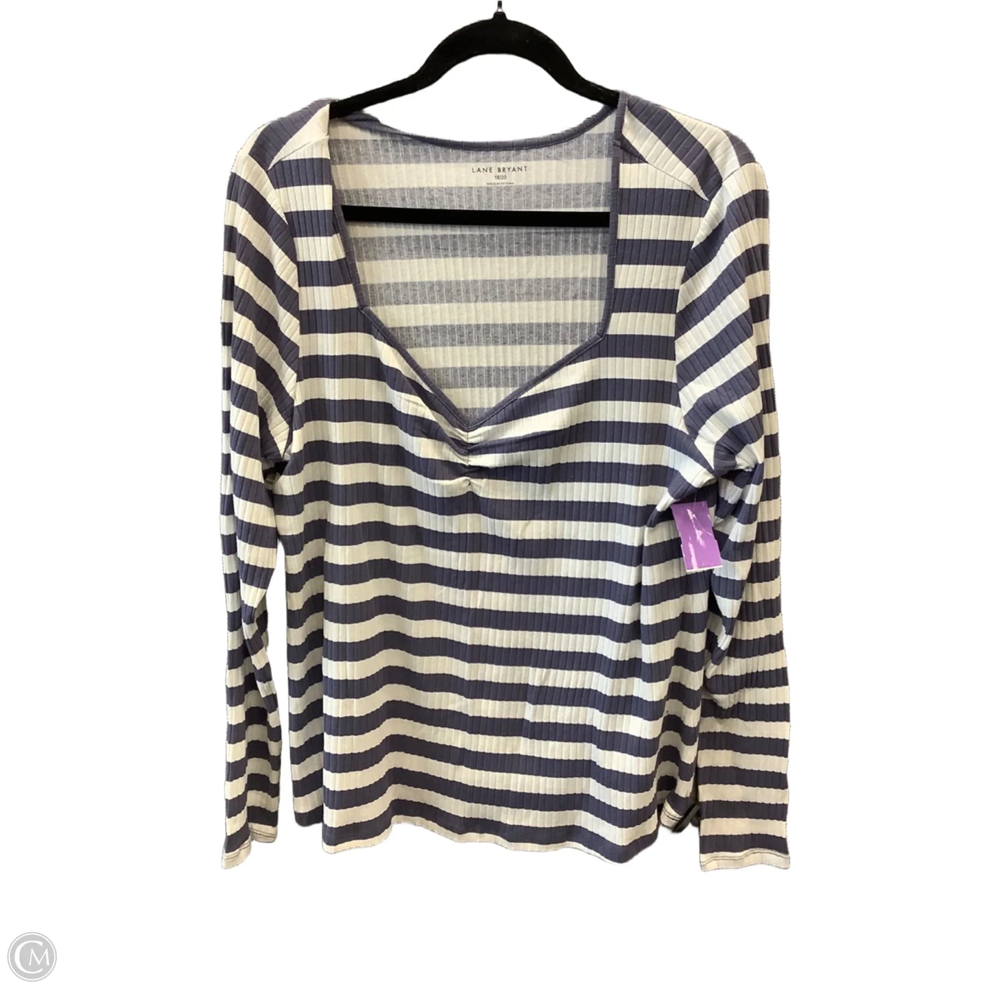 Top Long Sleeve By Lane Bryant In Purple, Size: 1x