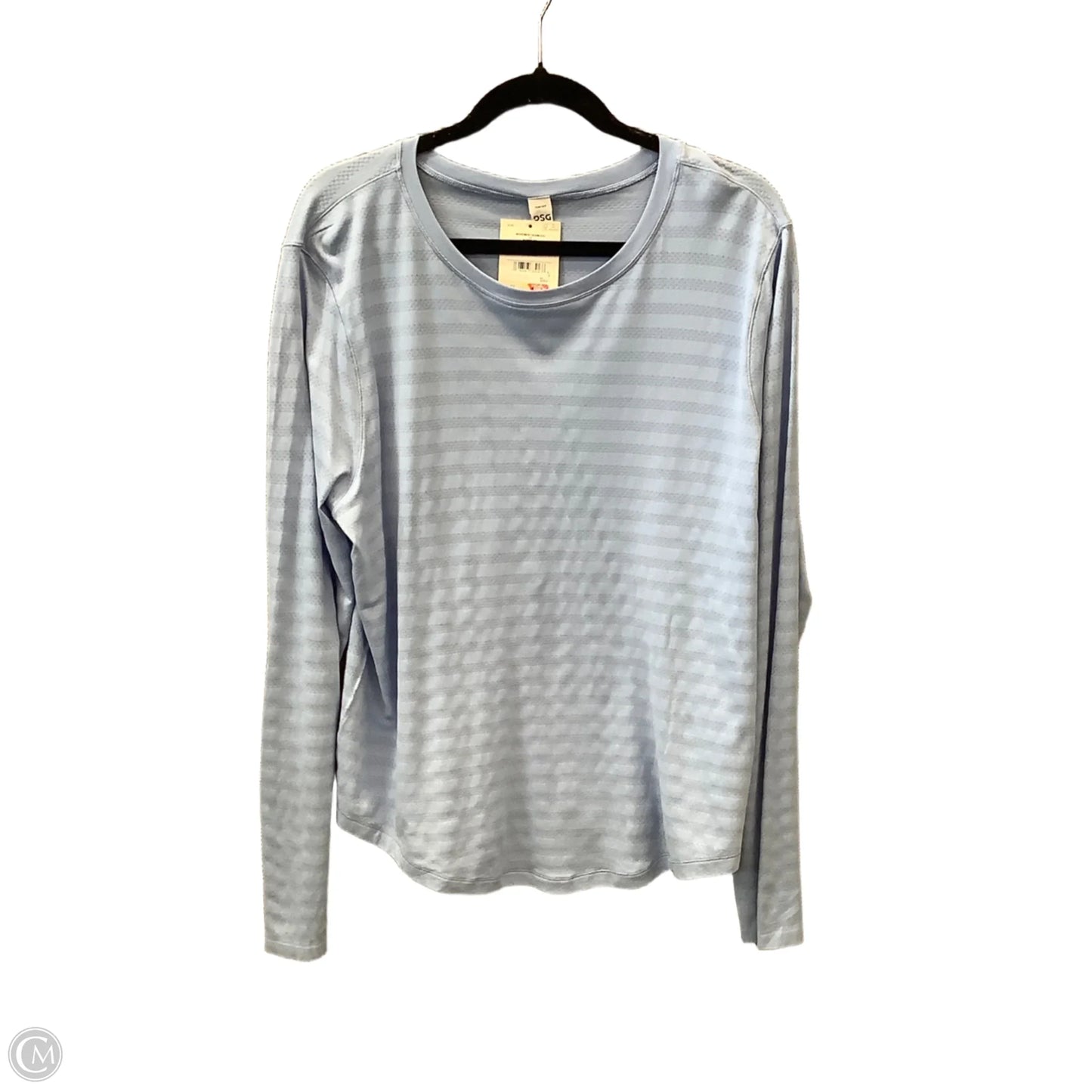 Athletic Top Long Sleeve Crewneck By Dsg Outerwear In Blue, Size: Xxl