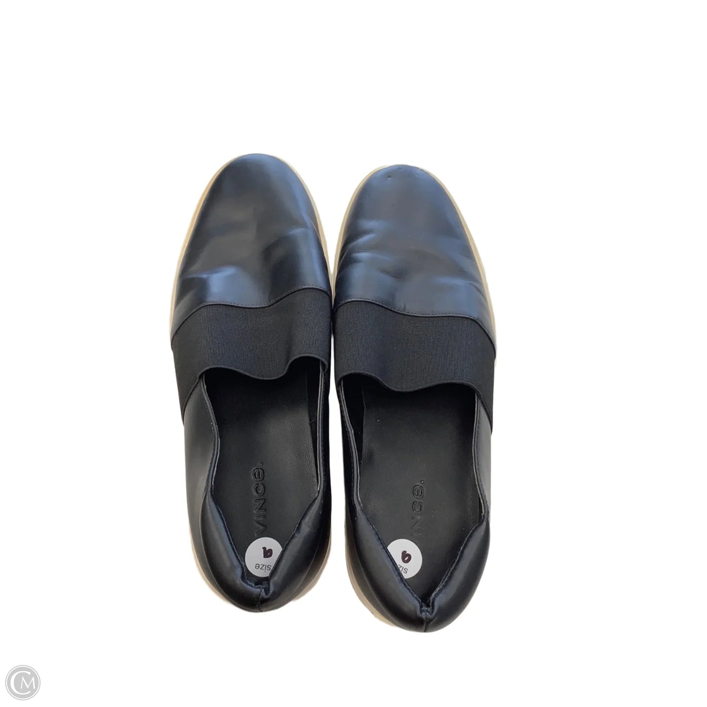 Shoes Flats By Vince In Black, Size: 9