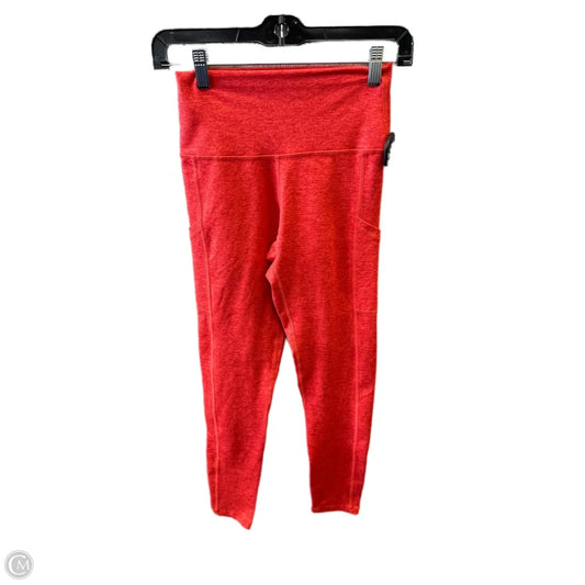 Athletic Leggings By Aerie In Red, Size: M