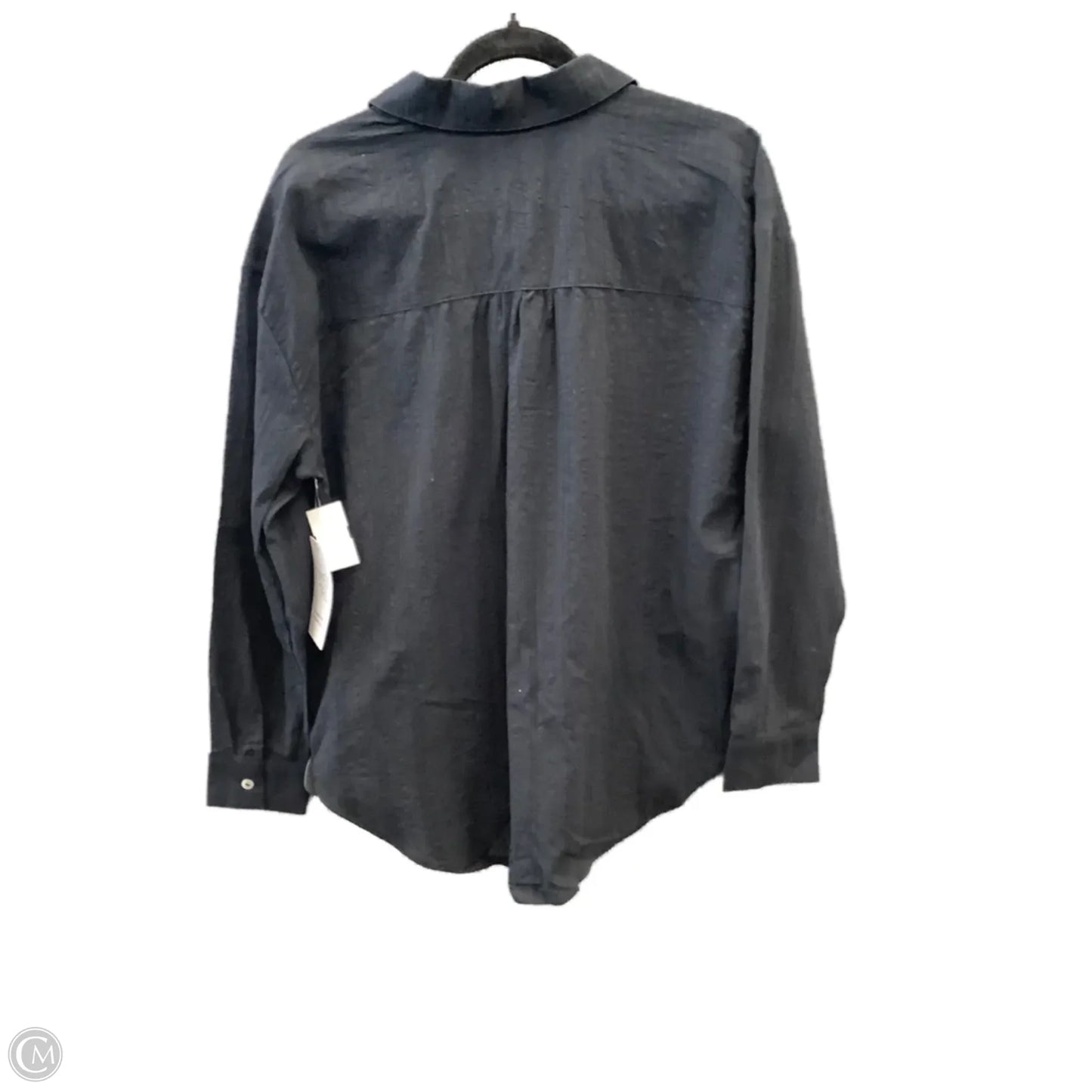 Top Long Sleeve By Time And Tru In Black, Size: S