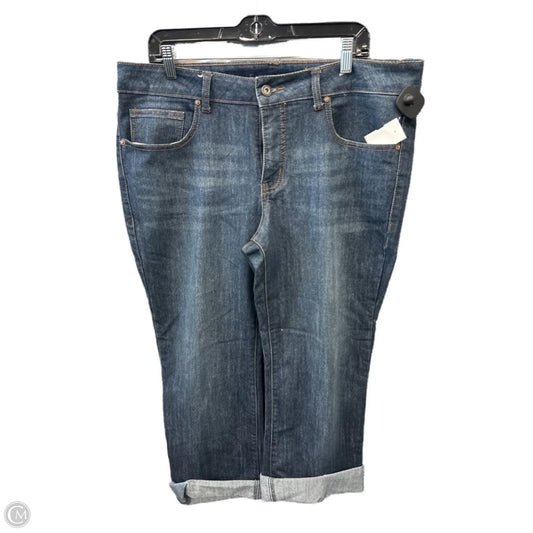 Jeans Boot Cut By Faded Glory In Blue Denim, Size: 16