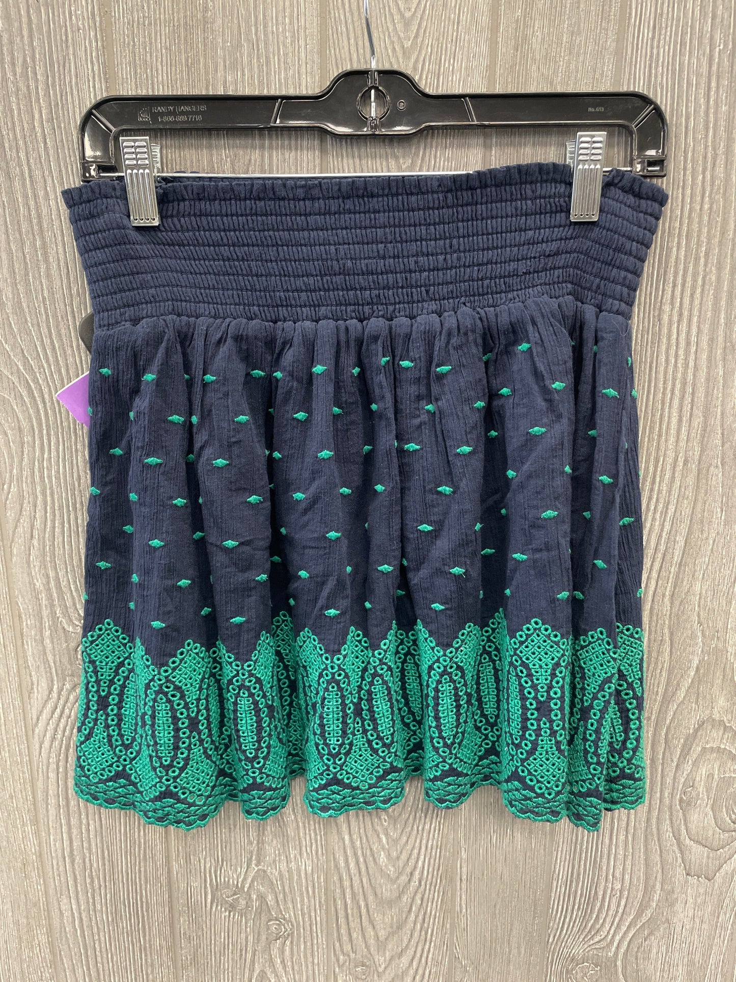 Skirt Mini & Short By J. Crew In Blue & Green, Size: 4