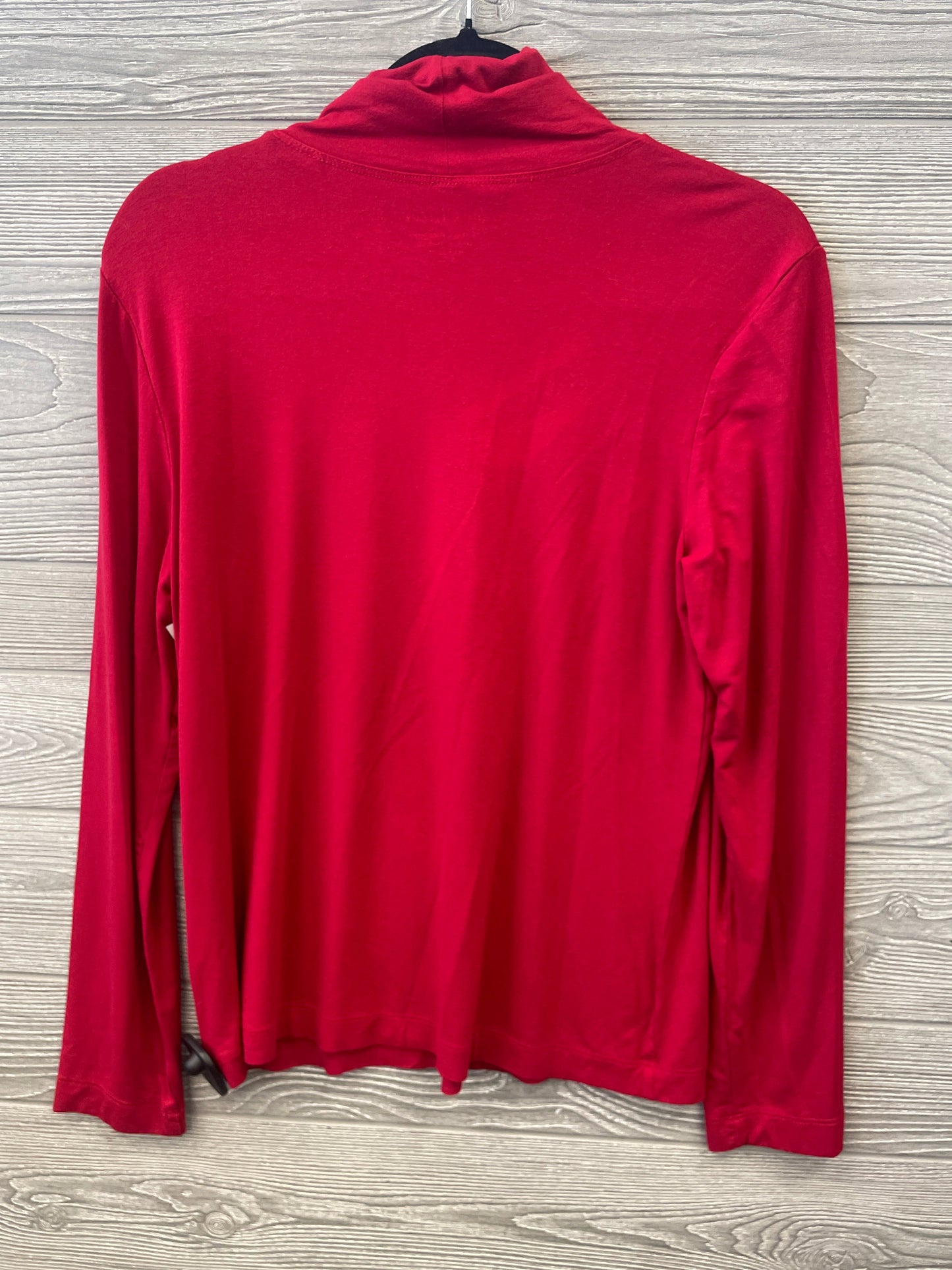 Top Long Sleeve By Chicos In Red, Size: M