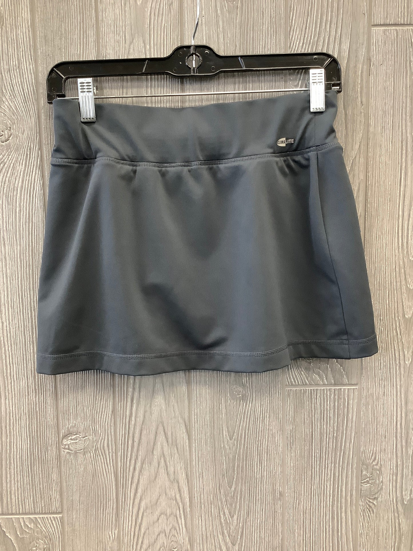 Athletic Skort By Adidas In Grey, Size: S