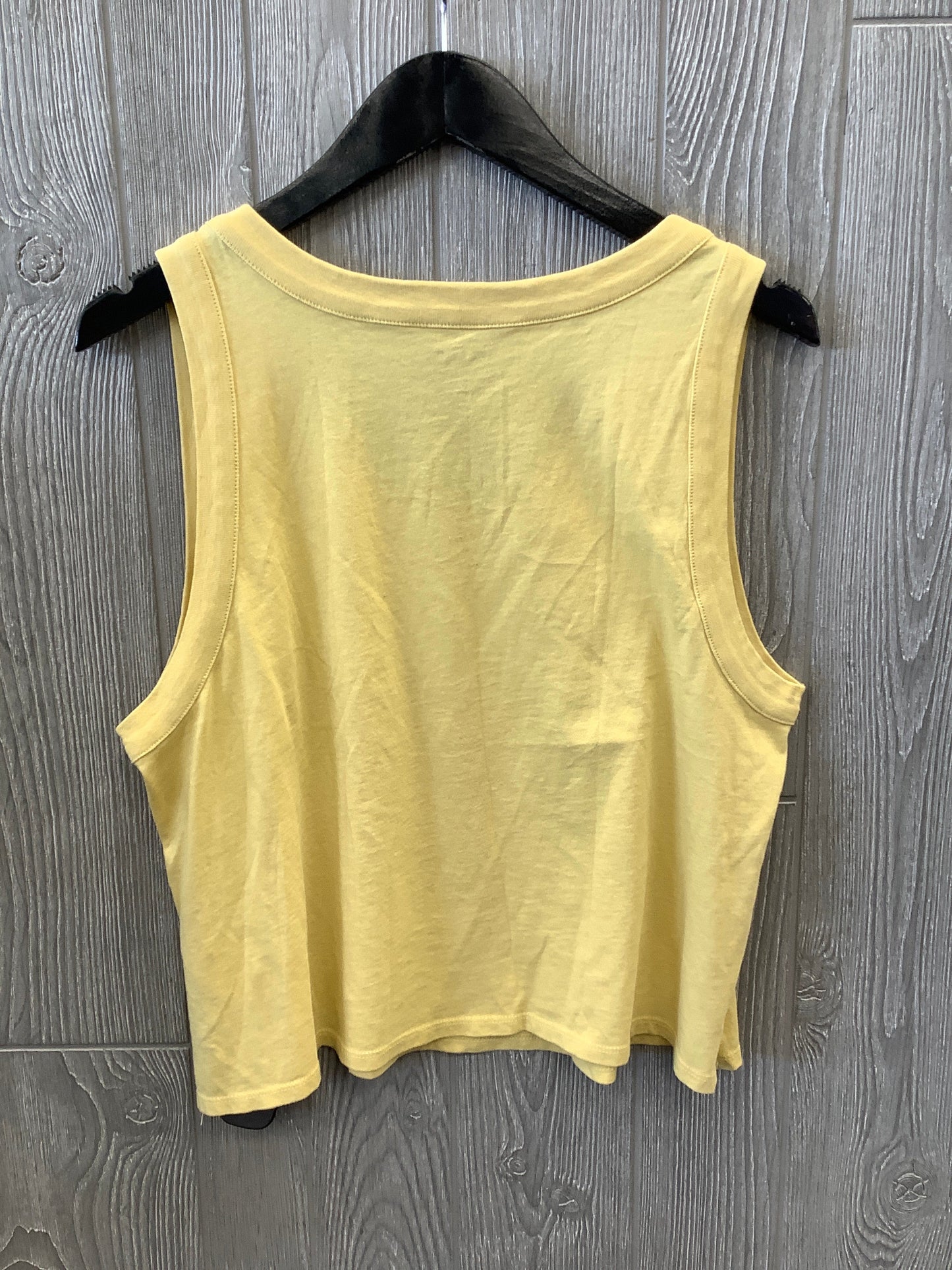 Yellow Top Sleeveless Madewell, Size Xl