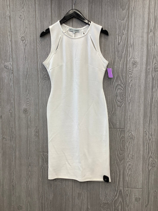 White Dress Casual Midi Almost Famous, Size L