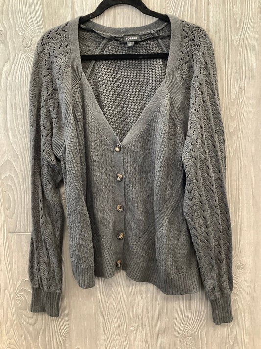 Grey Sweater Cardigan Torrid, Size 3x