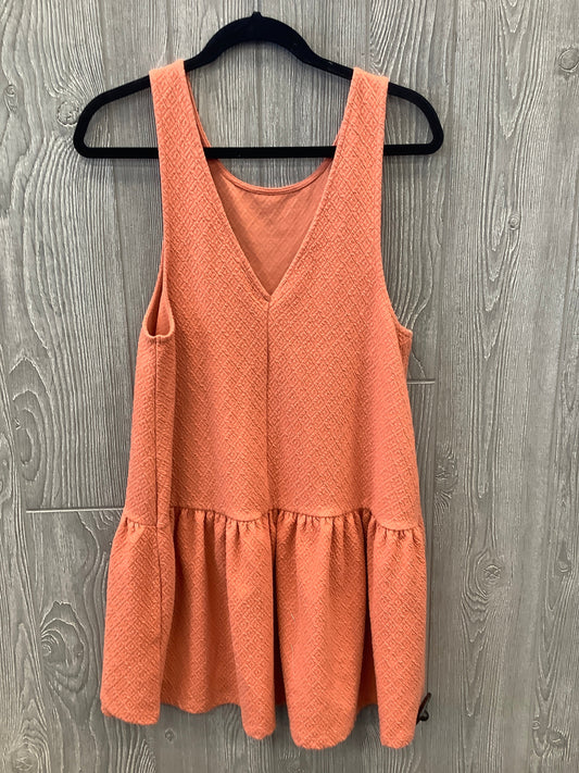 Orange Tunic Sleeveless Free People, Size S