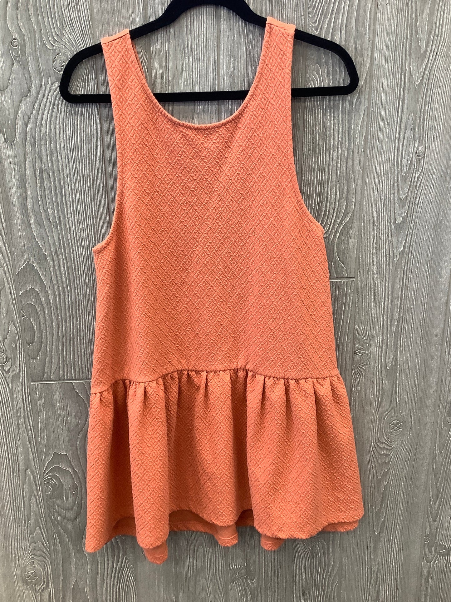 Orange Tunic Sleeveless Free People, Size S