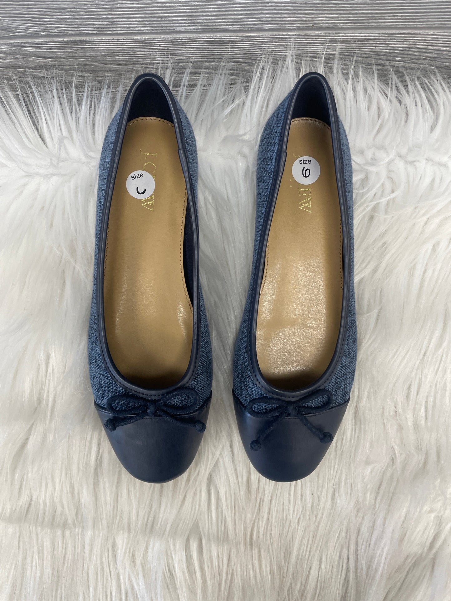 Shoes Flats By J. Crew In Navy, Size: 6