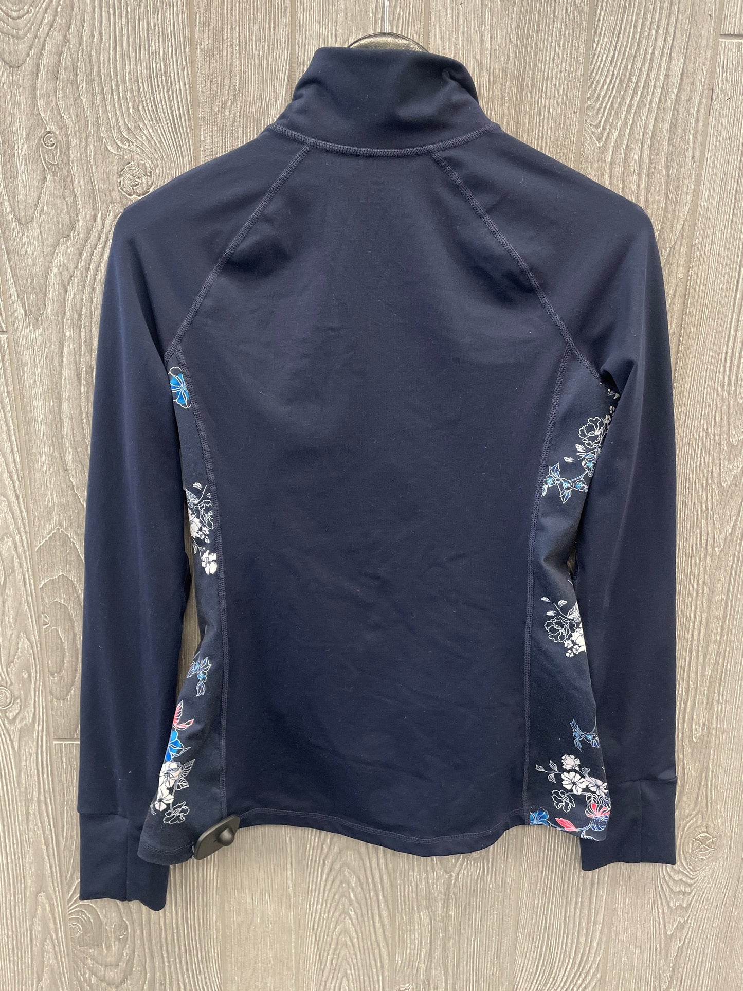 Athletic Top Long Sleeve Collar By Gapfit In Navy, Size: S