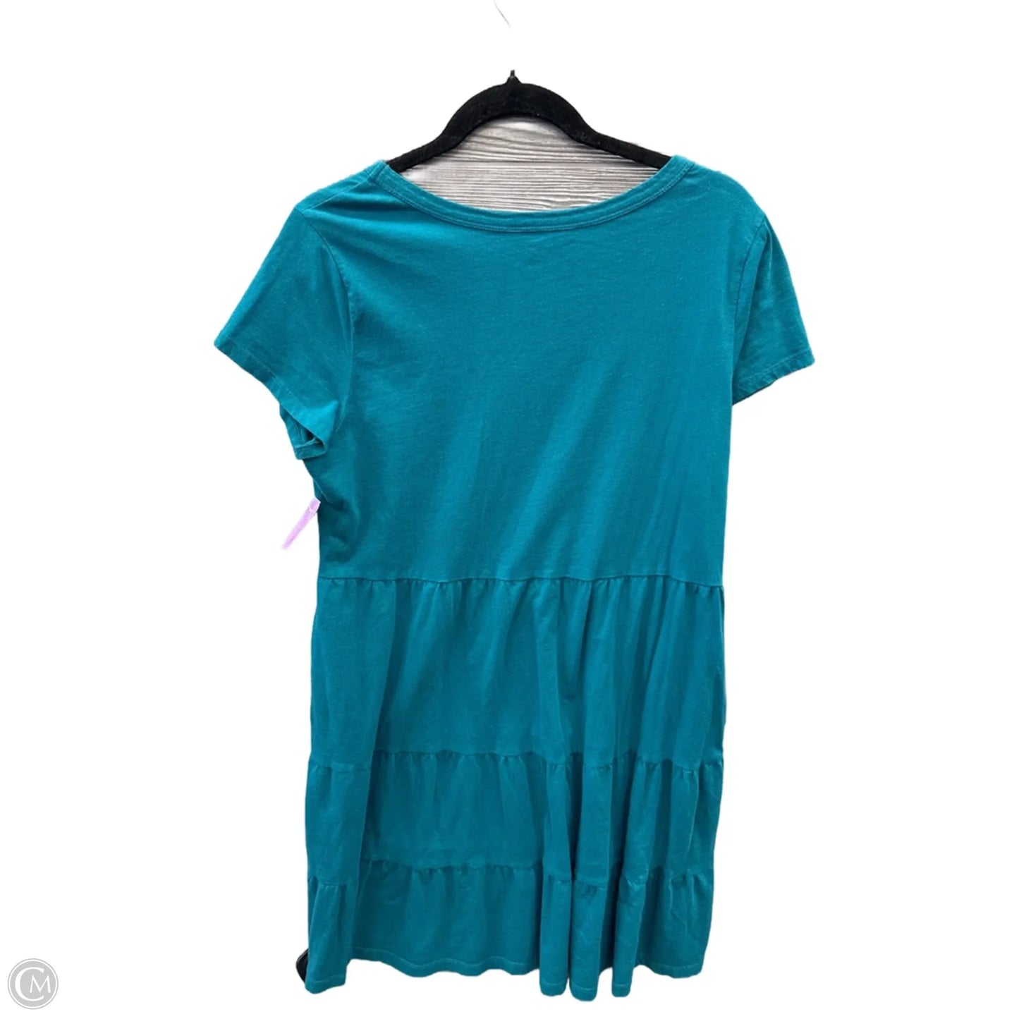 Dress Casual Midi By Time And Tru In Blue, Size: M