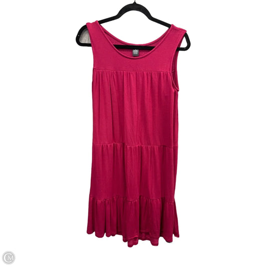 Dress Casual Midi By Chelsea And Theodore In Pink, Size: M